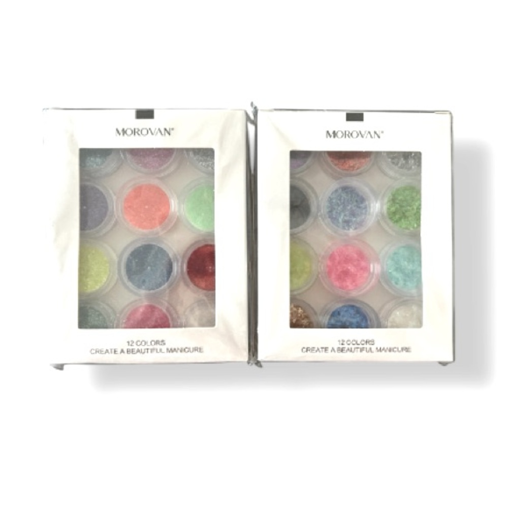 5/25$ ✨ 2 Morovan Nail Art Powder Sets